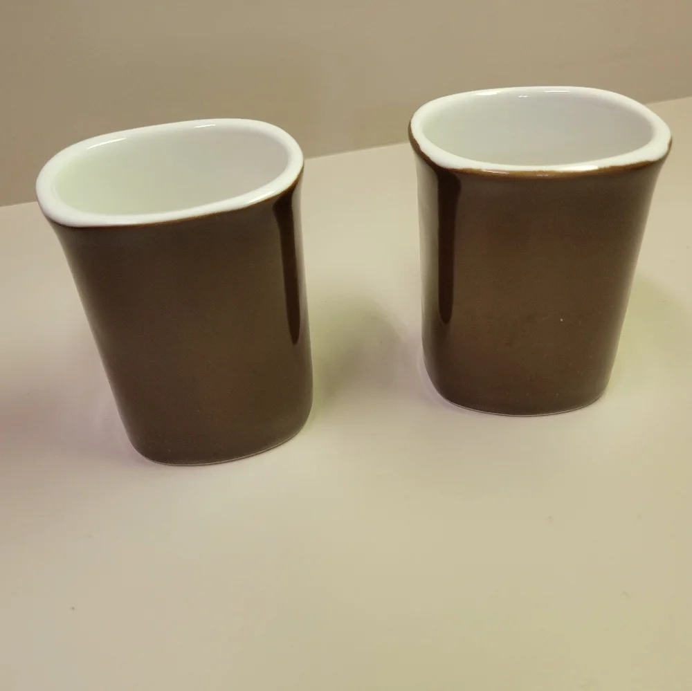 Set of 2 CRATE AND BARREL Espresso Cups